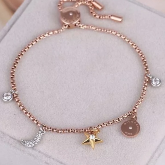 NEW Michael Kors Celestial Charm Slider Bracelet - Picture 5 of 10